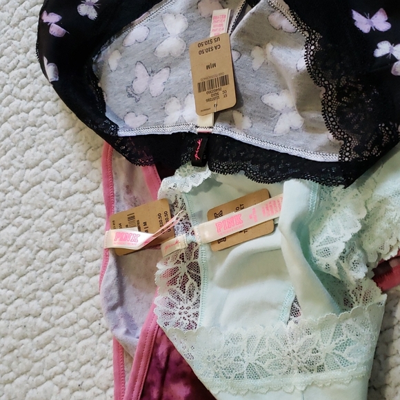 NWT Pink Victoria's Secret Bundle 3 Underwear - Picture 8 of 8